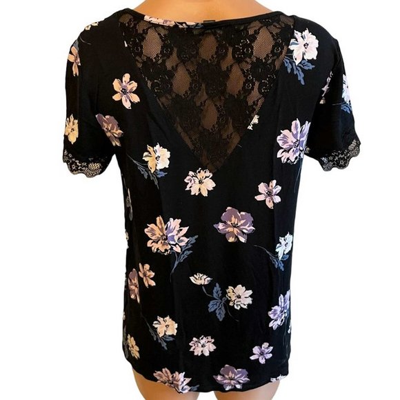 INTERNATIONAL CONCEPTS I.N.C. Lace-Trim V-Back Pajama Set MEDIUM (899) - Picture 4 of 8